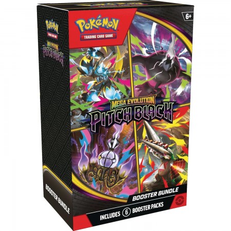 Pokemon Mega Evolution ME05: Pitch Black Booster Bundle rinkinys (anglų k.)